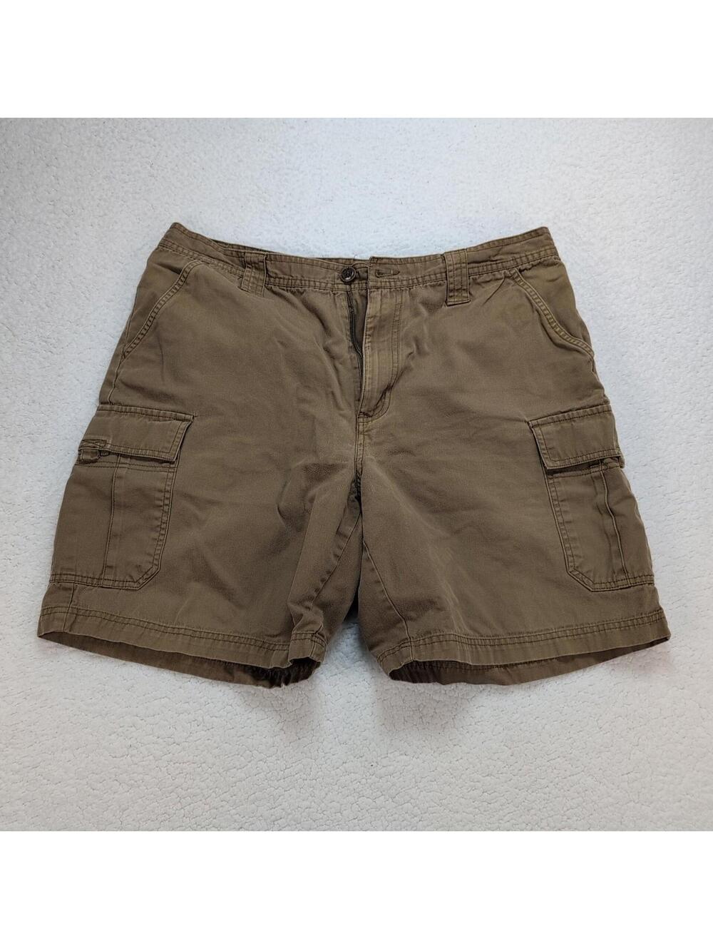 Columbia Cargo Shorts Mens 36 Brown Outdoor Hiking Utility Trail READ